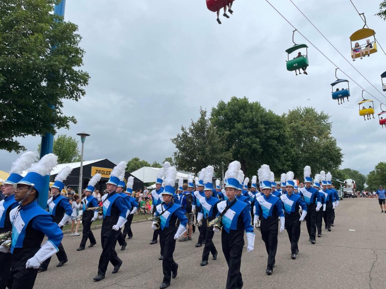 Waseca marching band performs at Minnesota State Fair Community
