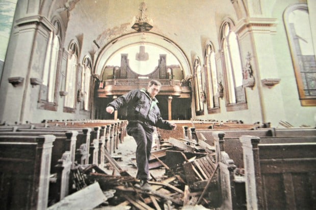 After the storm: What became of the Church of St. Peter's painted glass