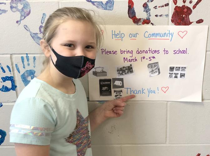 Third graders show kindness, make a difference with food drive News