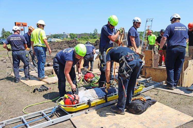 Area agencies conduct trench rescue training | News | southernminn.com