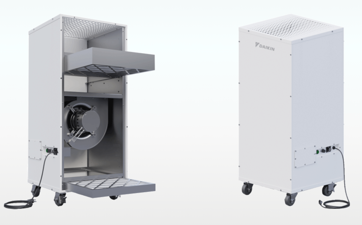 Daikin Applied introduces portable room air purifiers Community