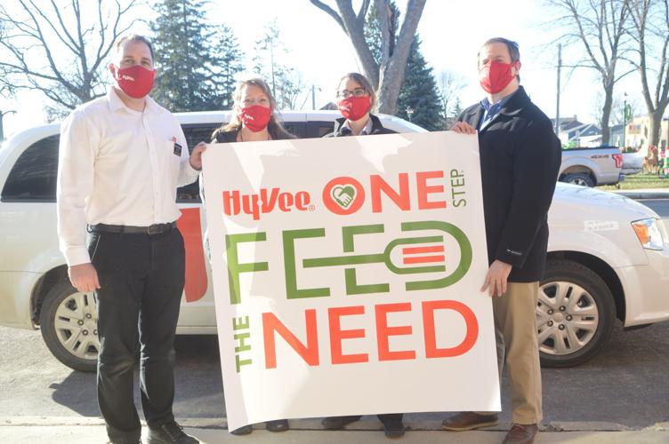 HyVee and Le Center Food Shelf feed 25 families in need for