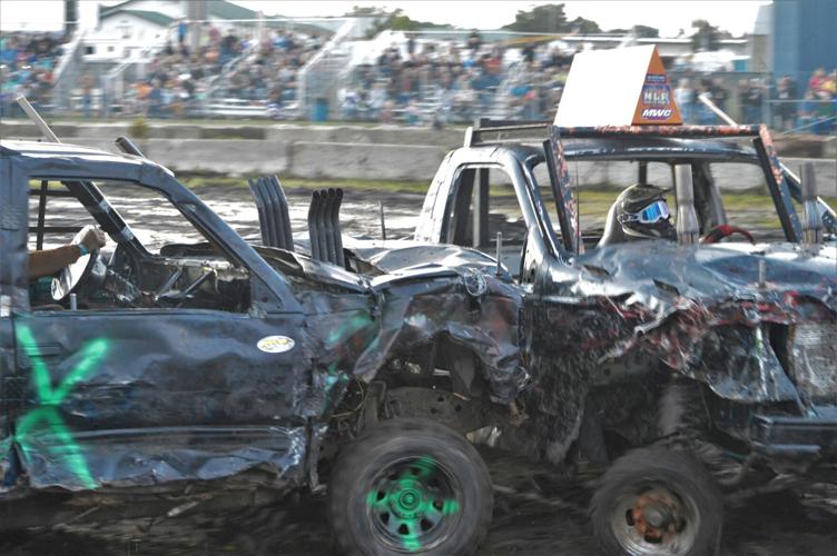 Cars collide at Le Sueur County Fair Demolition Derby News