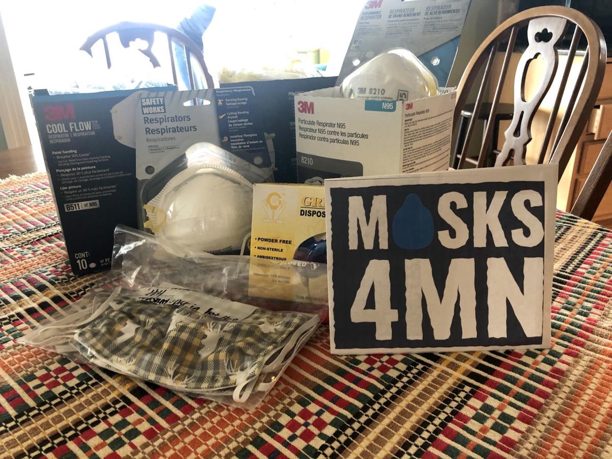 Community Members Donate Masks And Other Items To Places In Need