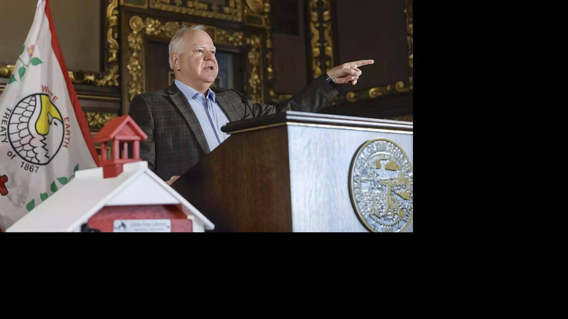 Walz seizes time on national scene to contrast MN with GOP-led states