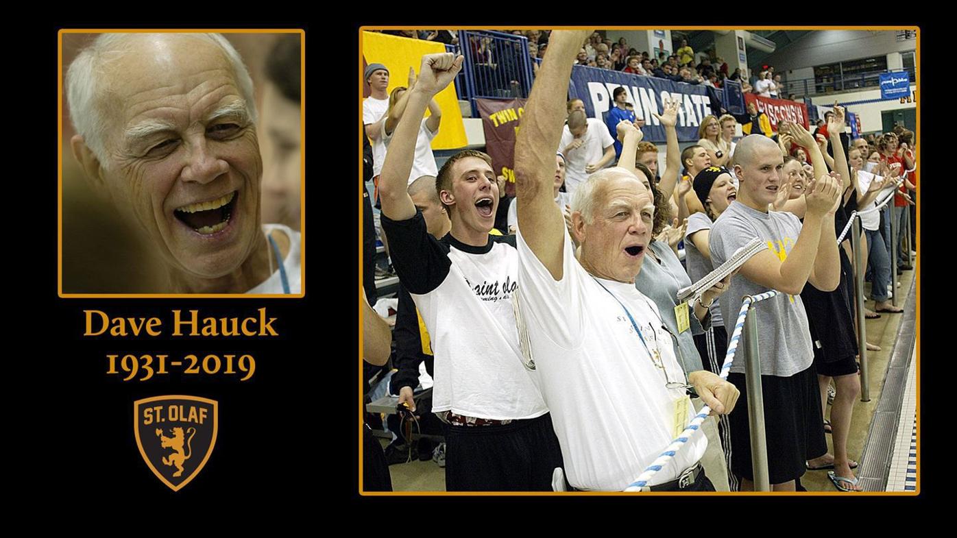 Legendary St. Olaf swimming and diving coach Dave Hauck dies at 87 | Sports  | southernminn.com
