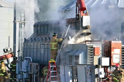 Fire Damages a Stearns County Storage Building