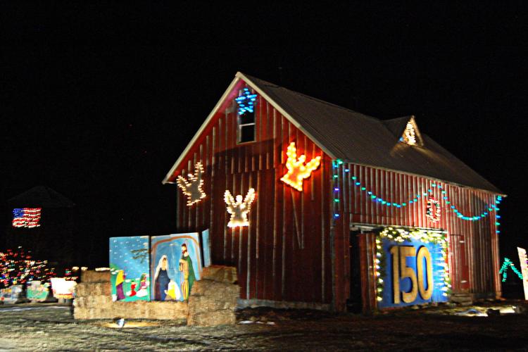 Christmas delights Keller Farm holiday display a Nerstrand tradition