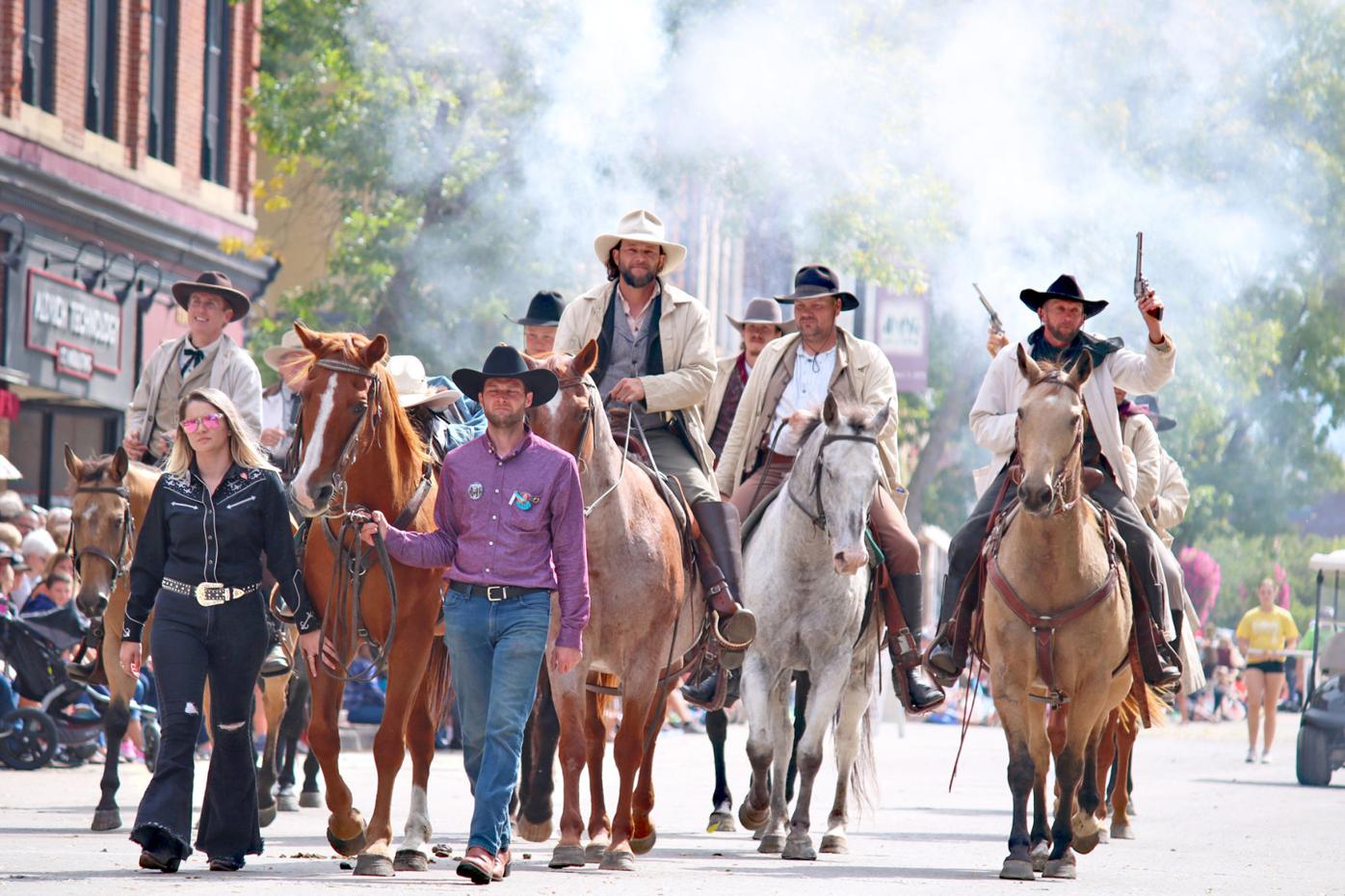 Defeat of Jesse James Days Northfield Scene