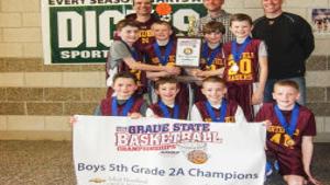 Northfield Fifth Grade Boys Basketball Team Win Championship