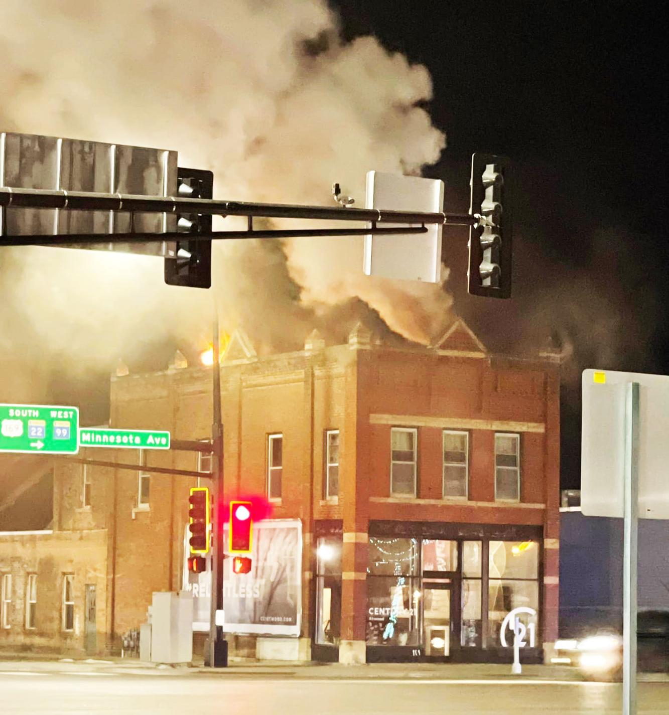Fire damages building in downtown St. Peter historic district News