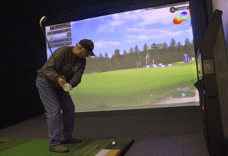 Again and again… at @supergolf_putterbar #golfsimulator #golf