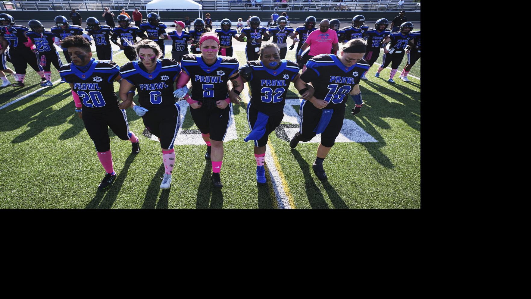 Women's tackle football gives female athletes opportunities in a game dominated by men