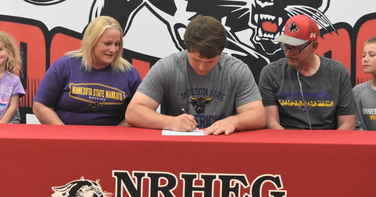 Misgen the Maverick: NRHEG’s Misgen signs to wrestle with MSU-Mankato ...