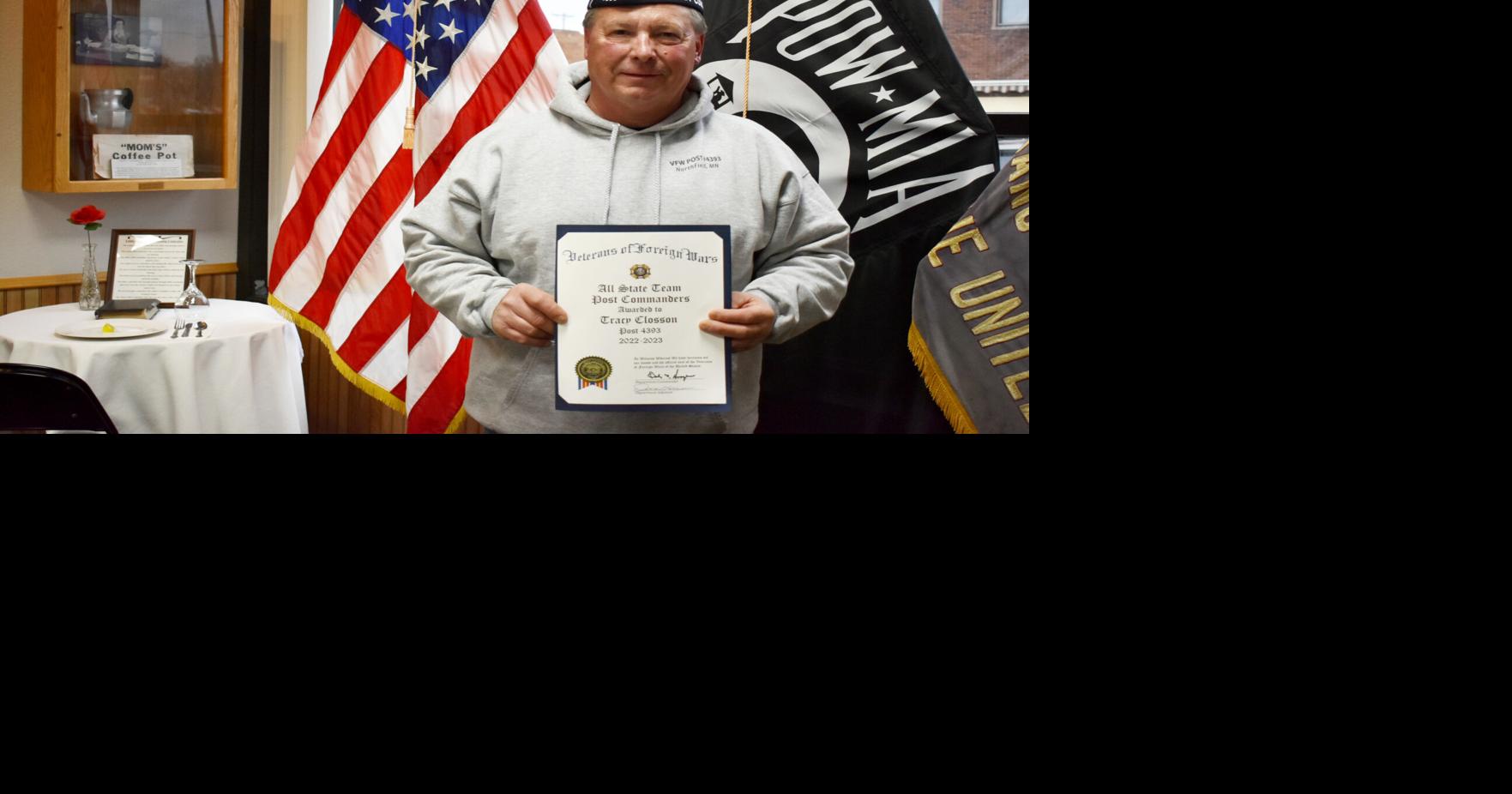 VFW, past commander receive All-American Post, All-American Post ...