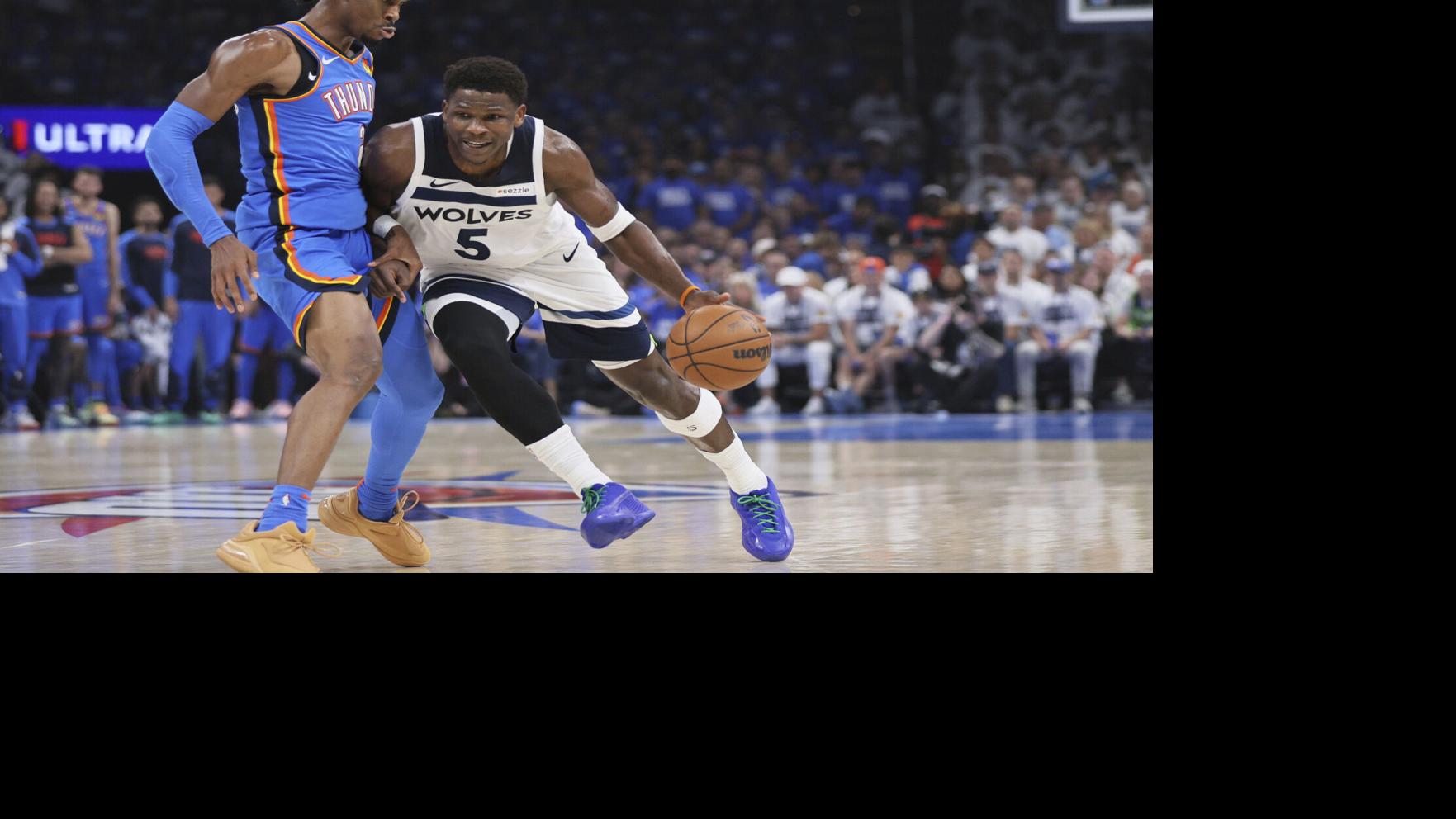 Shai Gilgeous-Alexander scores 34 as Thunder top Timberwolves 124-94 to advance to NBA Finals