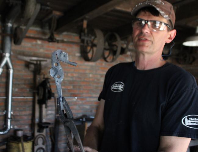 Blacksmith demonstrates craft at Dundas threshing show | News ...