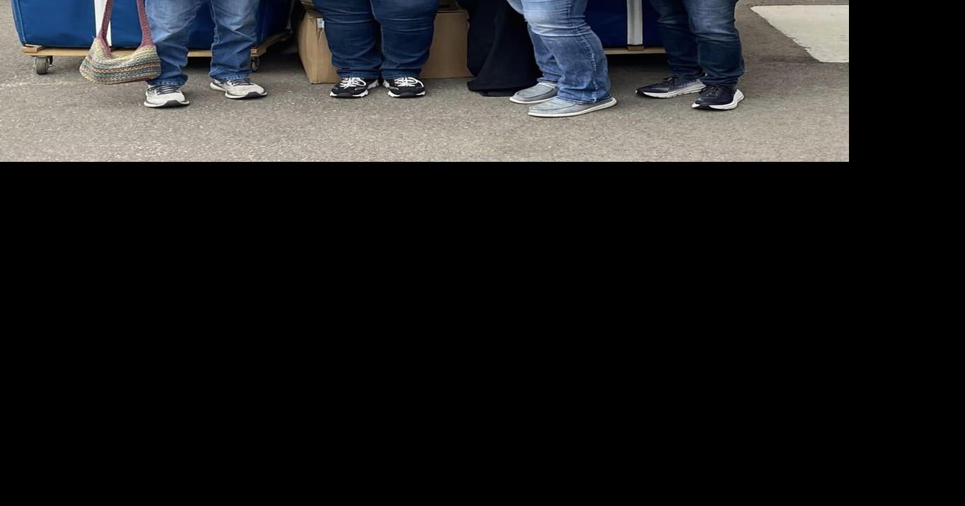 Waseca American Legion Auxiliary volunteers take donated clothes to