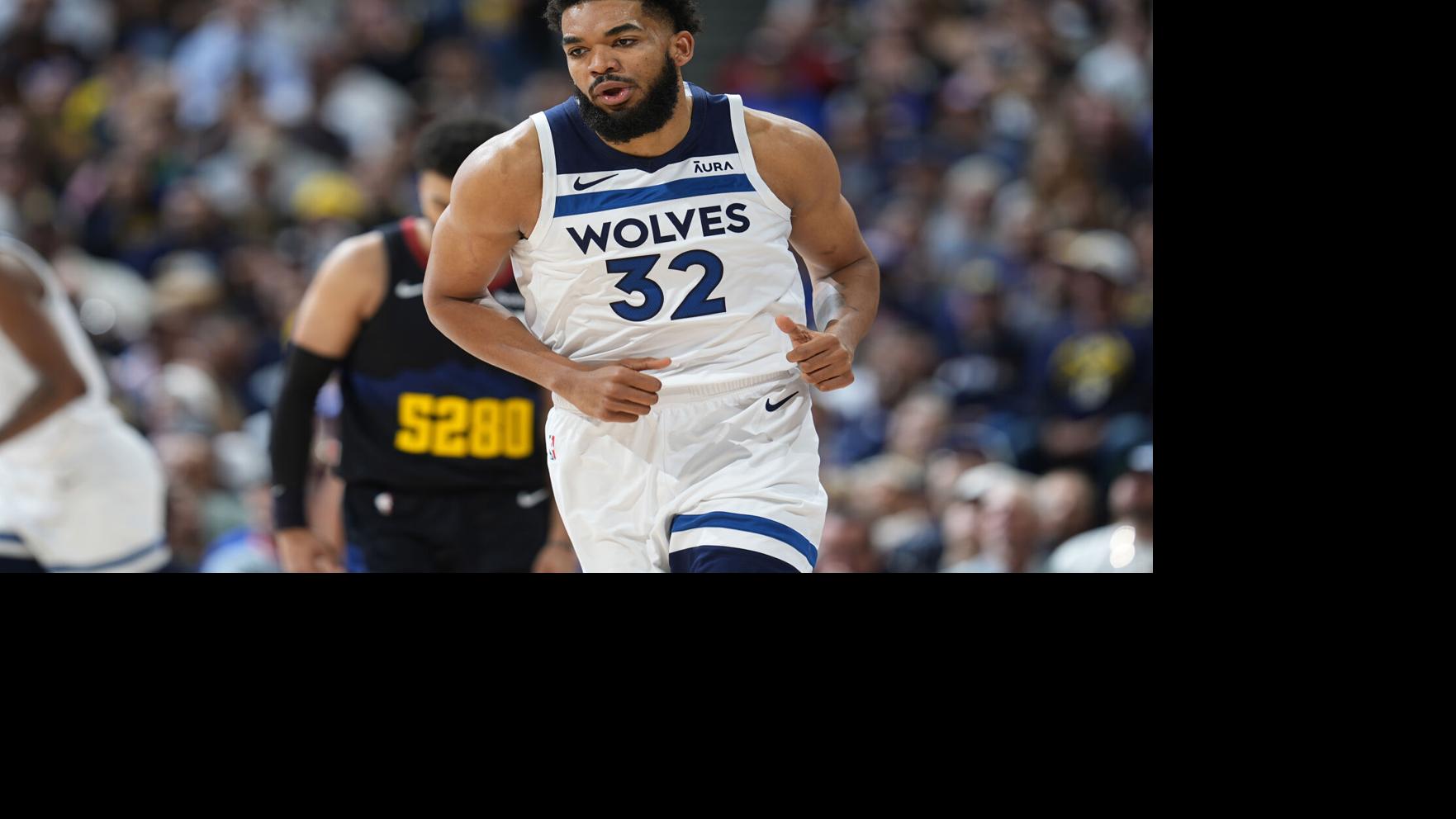 Karl-Anthony Towns of the Timberwolves receives the NBA's social justice award