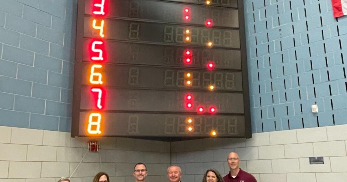 Pin Pool Scoreboard New pool scoreboard contributed by local donors | Community ...