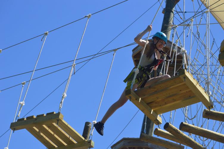 SUMMER RECREATION: Kerfoot Canopy offers ziplines above the treetops ...