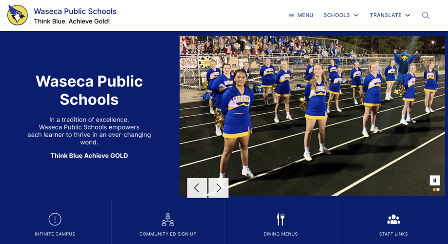 Waseca Public Schools develops new website and app to help with