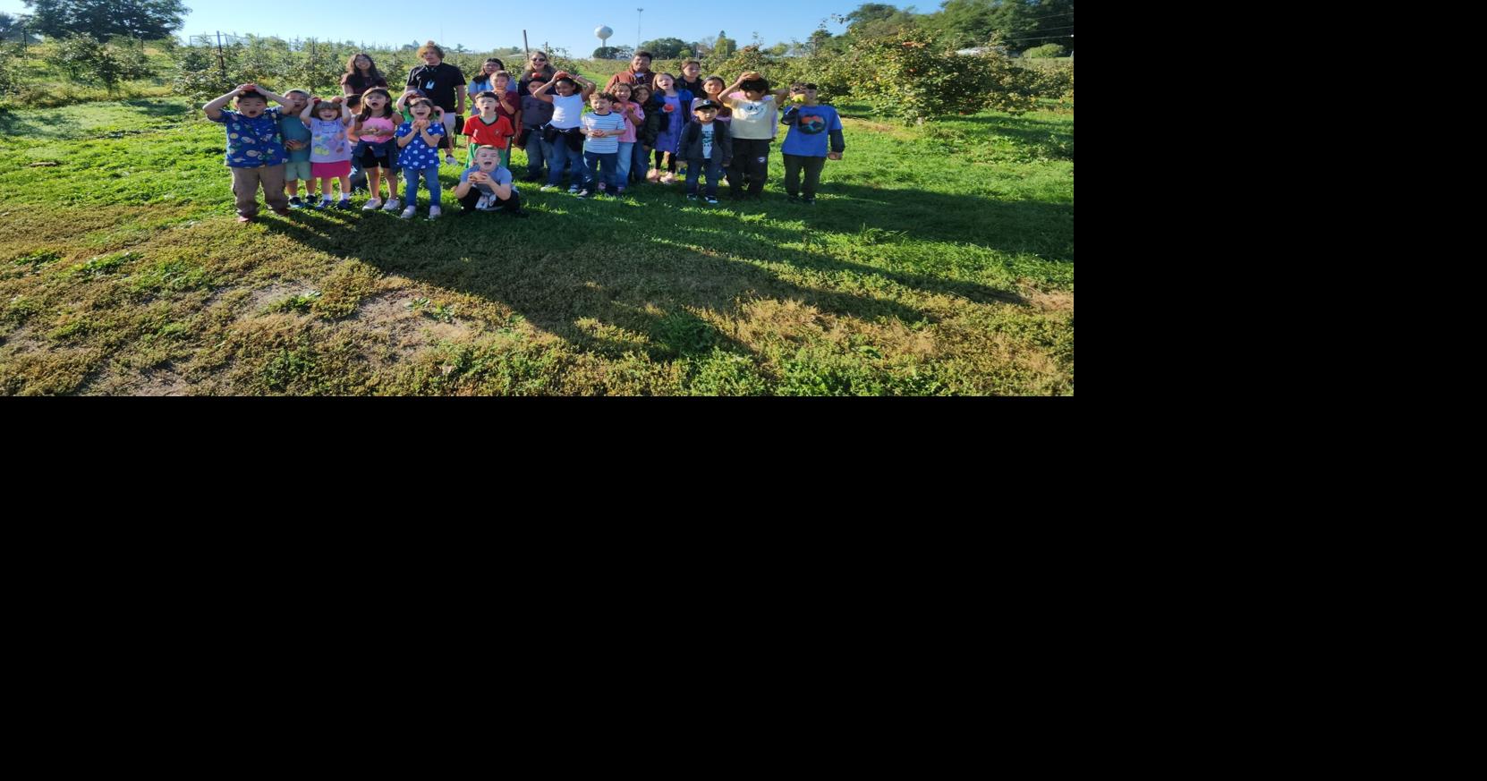 Students fall into autumn with visit to Trump's Orchard