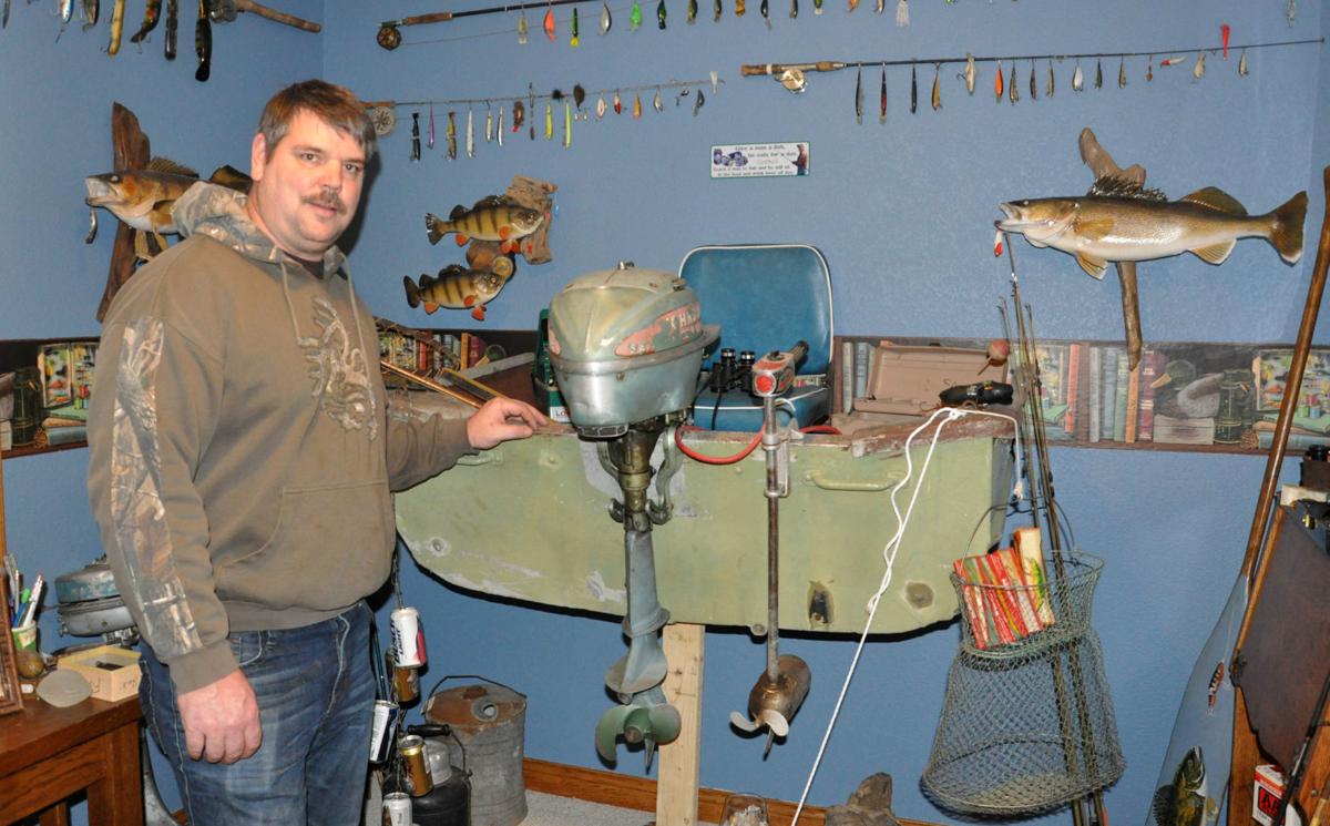 Janesville man displays his passion for fishing in new man cave News