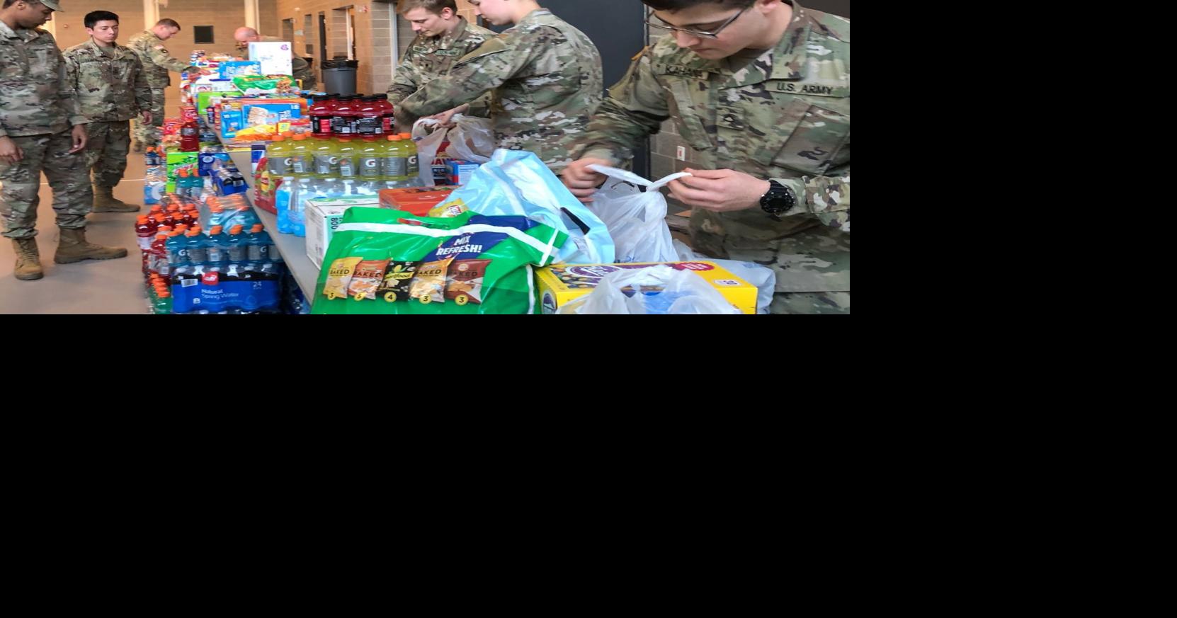 Lastminute request nets hundreds of donations for National Guard
