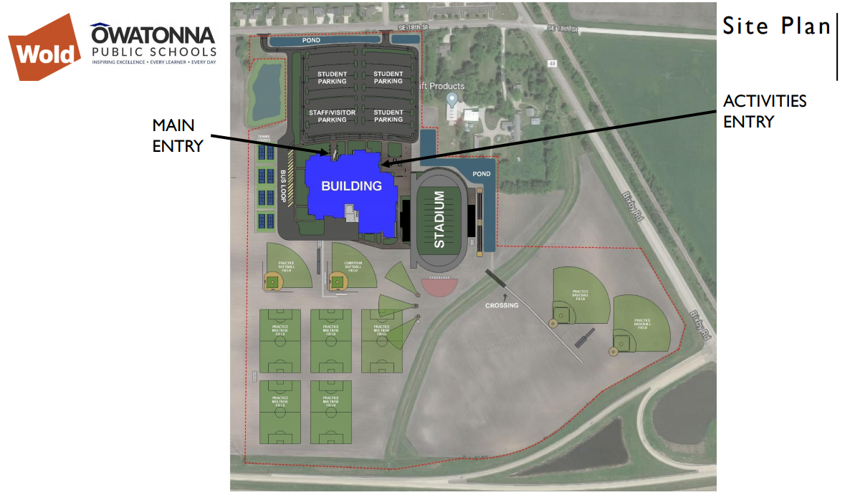 Architects release design updates for new Owatonna High School News