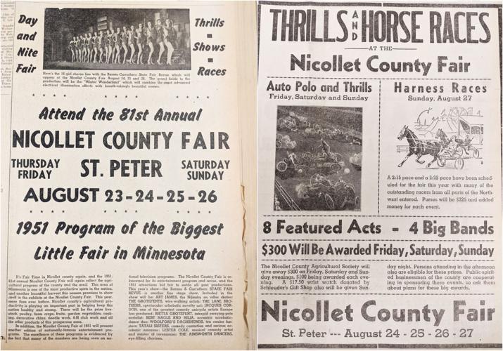 8.12 Nicollet County Fair History - Advertisements