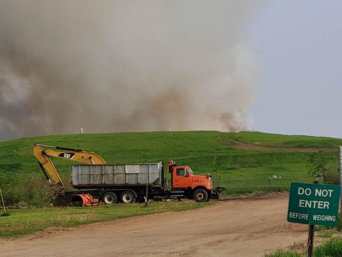 Rice County landfill aflame amid air quality alert News