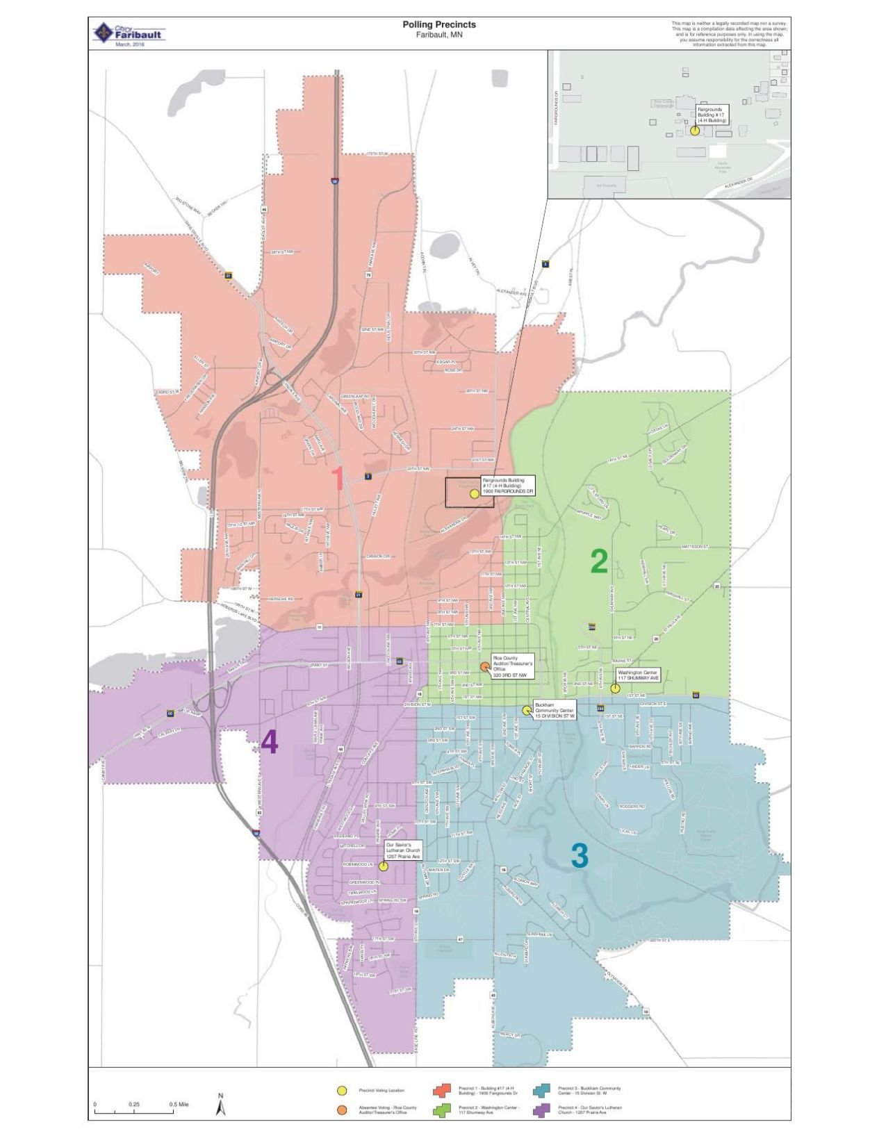 Faribault Voting Locations 