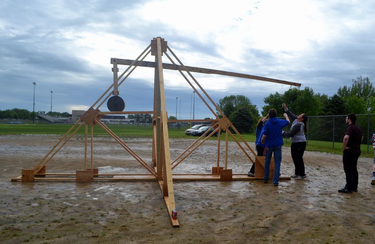 AP physics builds largest trebuchet to date News