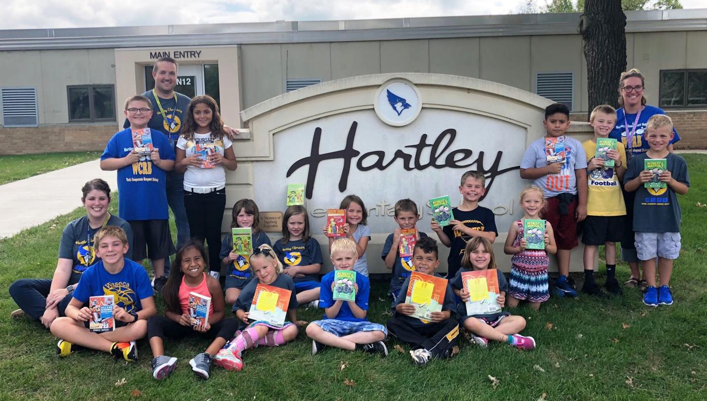 Hartley Elementary students receive book donations Community
