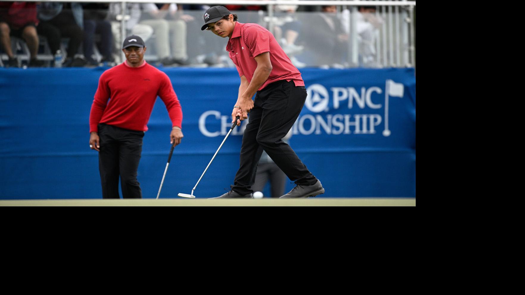 Tiger Woods' son is in the spotlight for a big win. Jack Nicklaus says a tough road lies ahead
