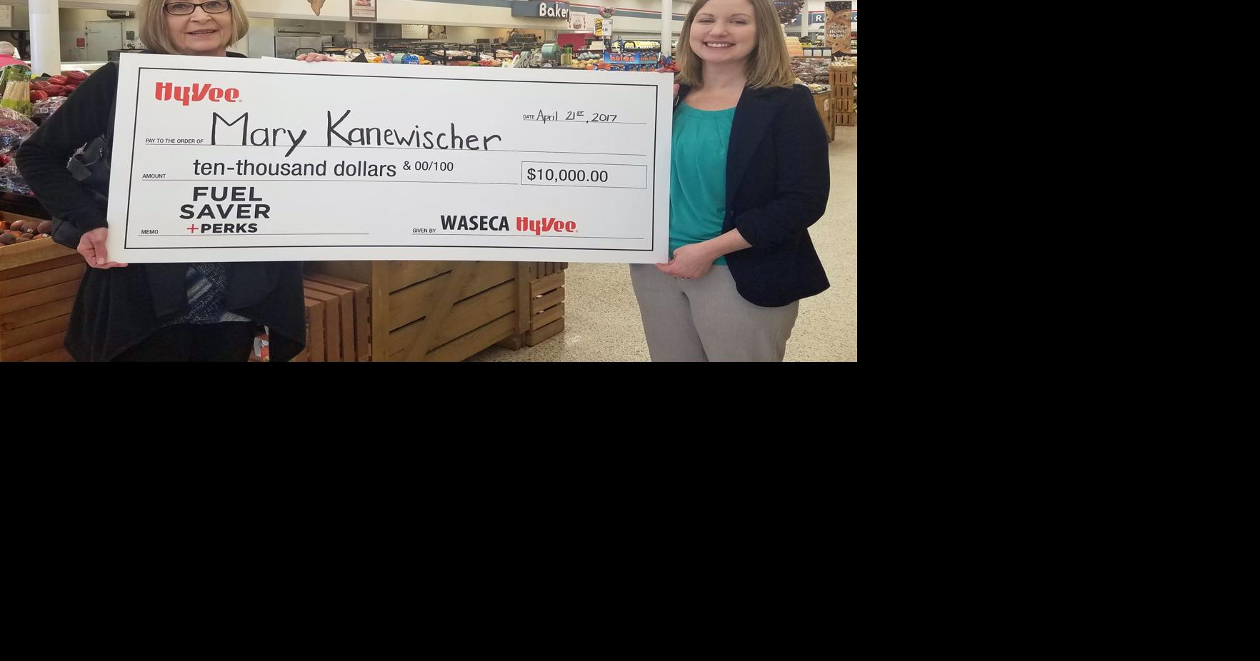 Kanewischer wins 10,000 in HyVee contest News