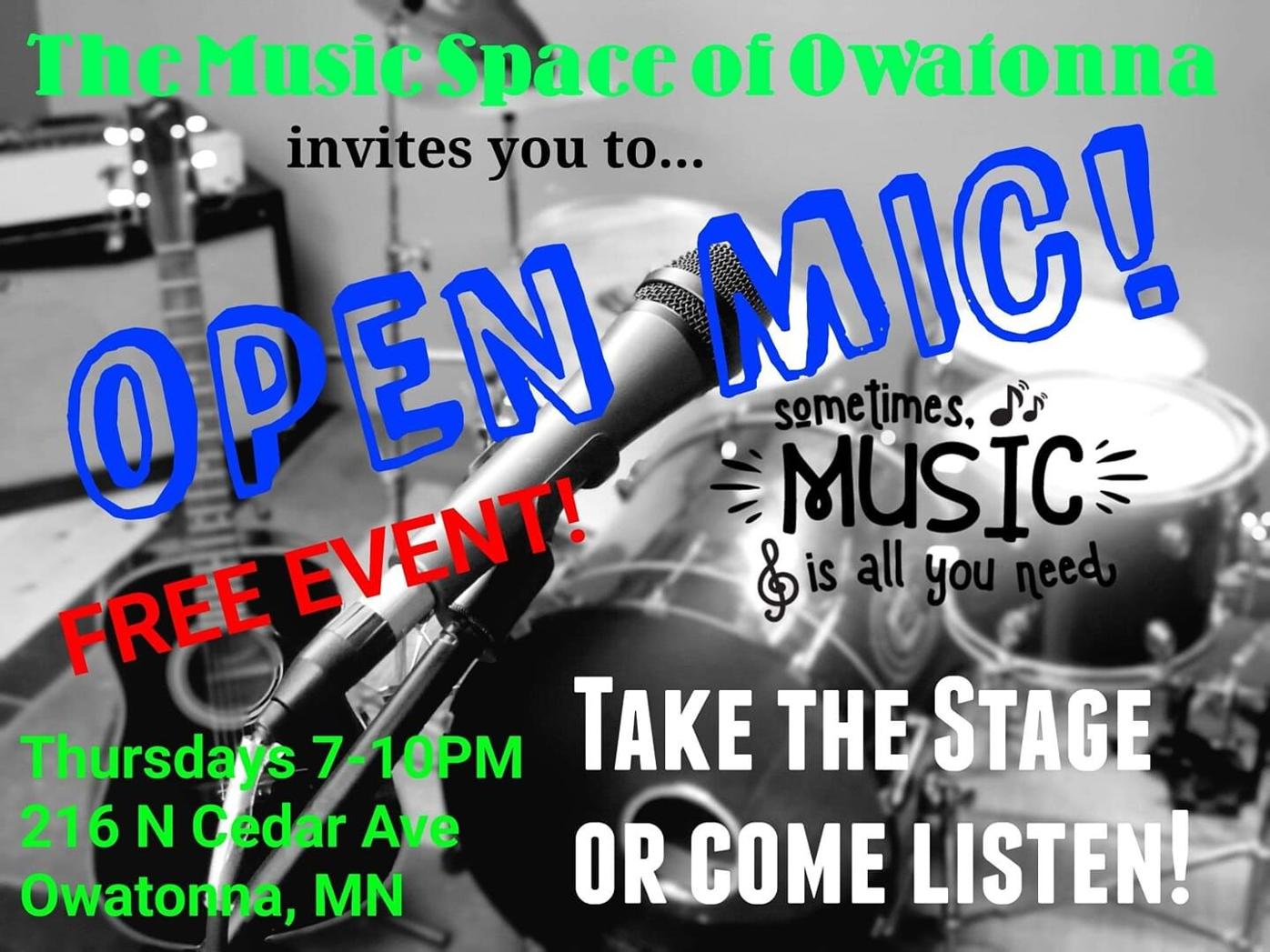 Thursday Open Mic Night - Owatonna | Scene | southernminn.com