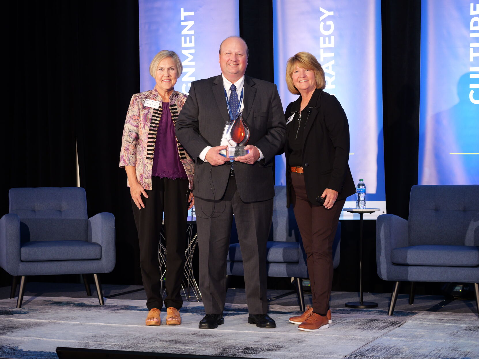 School district superintendent receives national leadership award