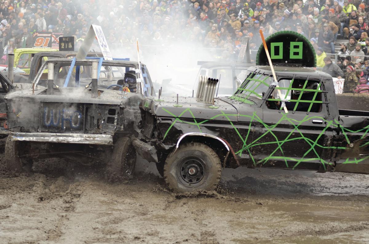 Winter Slam Demo Derby Attracts A Crowd To Nicollet County