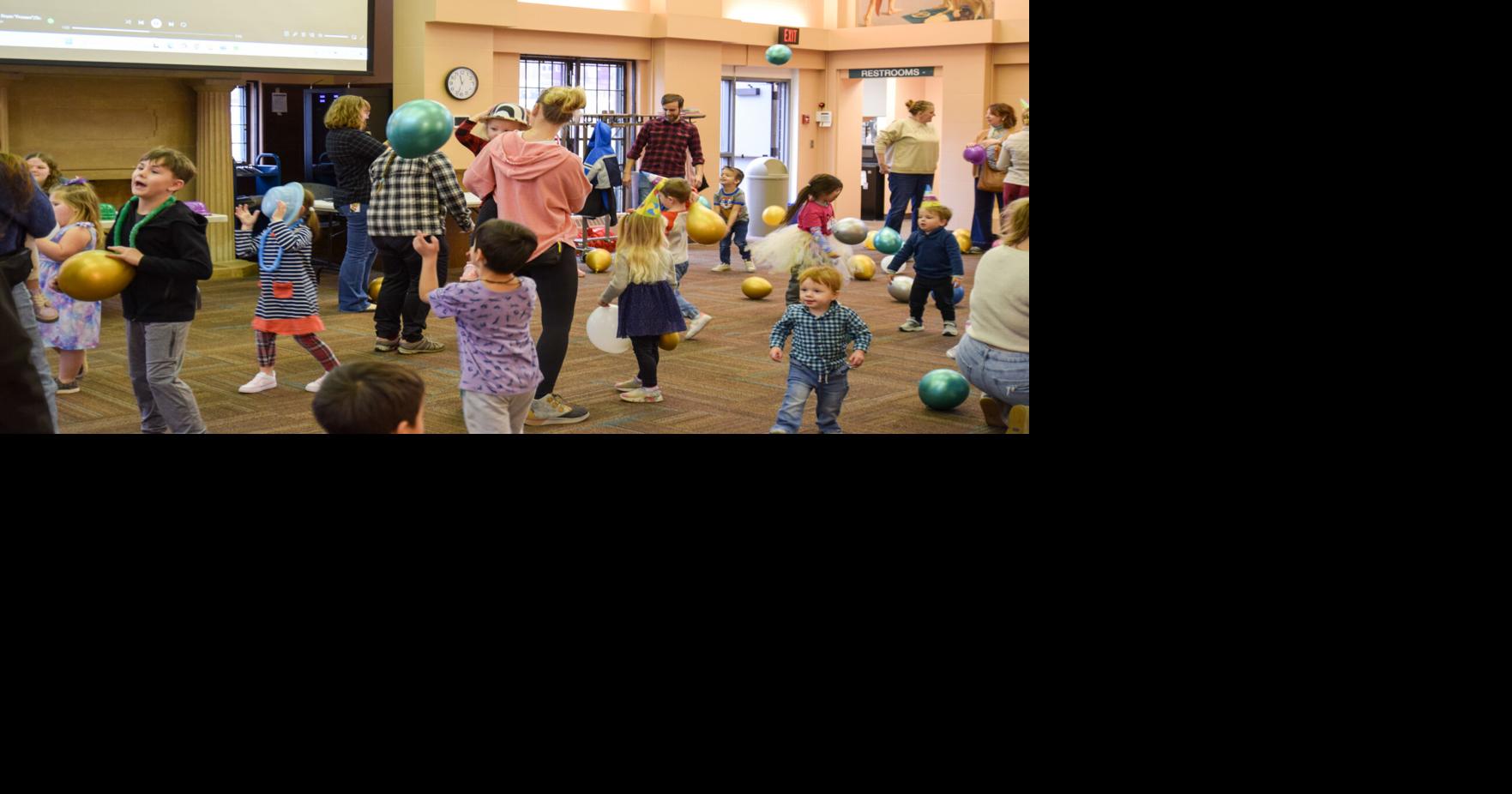 Buckham Memorial Library celebrates 'Noon Year's Eve' with family dance ...