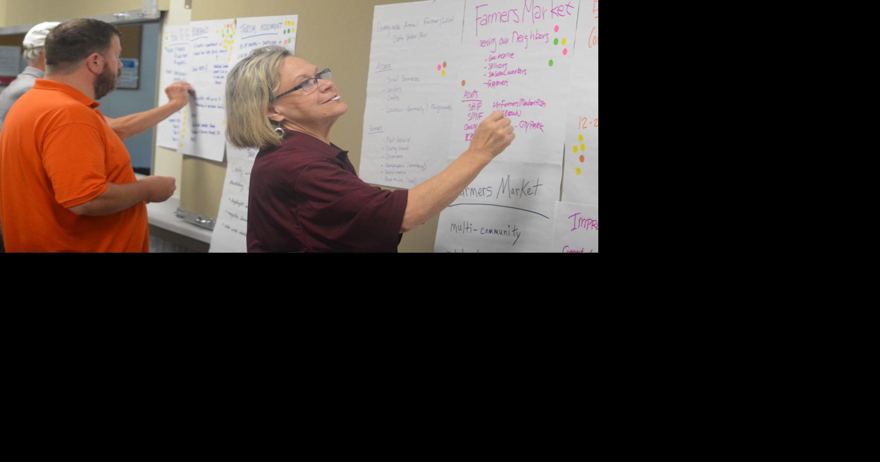Community brainstorms economic development projects at countywide session