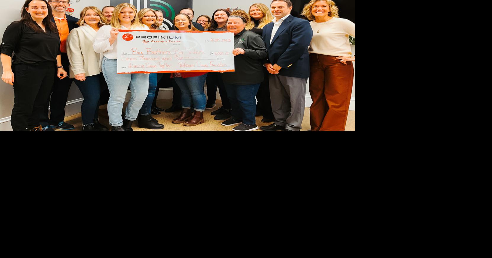 Profinium Dreams Foundation gifts $7K to BBBS | Community ...