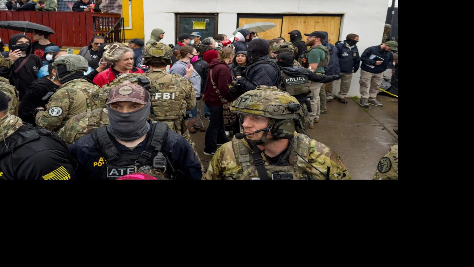 Federal law enforcement presence draws protests in south Minneapolis
