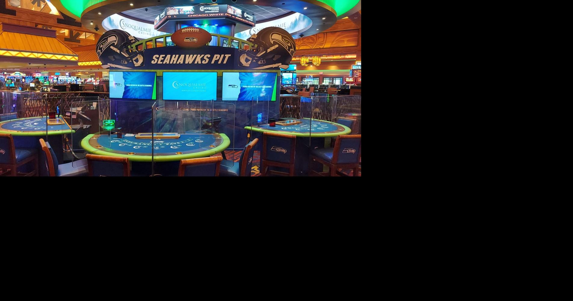 Snoqualmie Casino Unveils Seahawks Themed Table Games Pit A E Southsoundmag Com