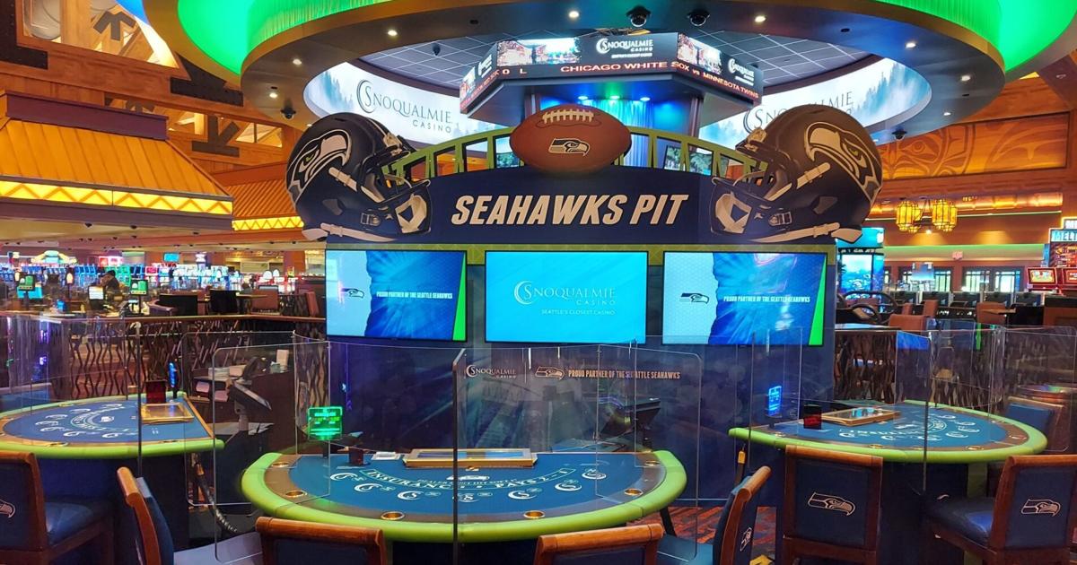 Snoqualmie Casino Unveils Seahawks Themed Table Games Pit A E Southsoundmag Com Snoqualmie Casino Unveils Seahawks Themed Table Games Pit A E Southsoundmag Com