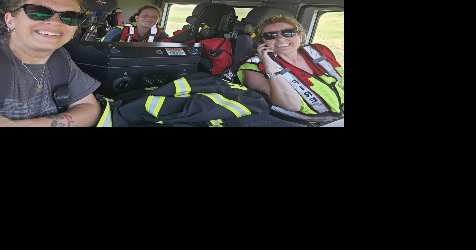 Rockport VFD celebrates rare all-female crew