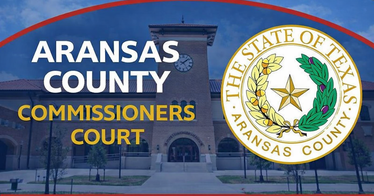 Vip Busy Aransas County Commissioners ready for busy meeting on Oct. 26 ...