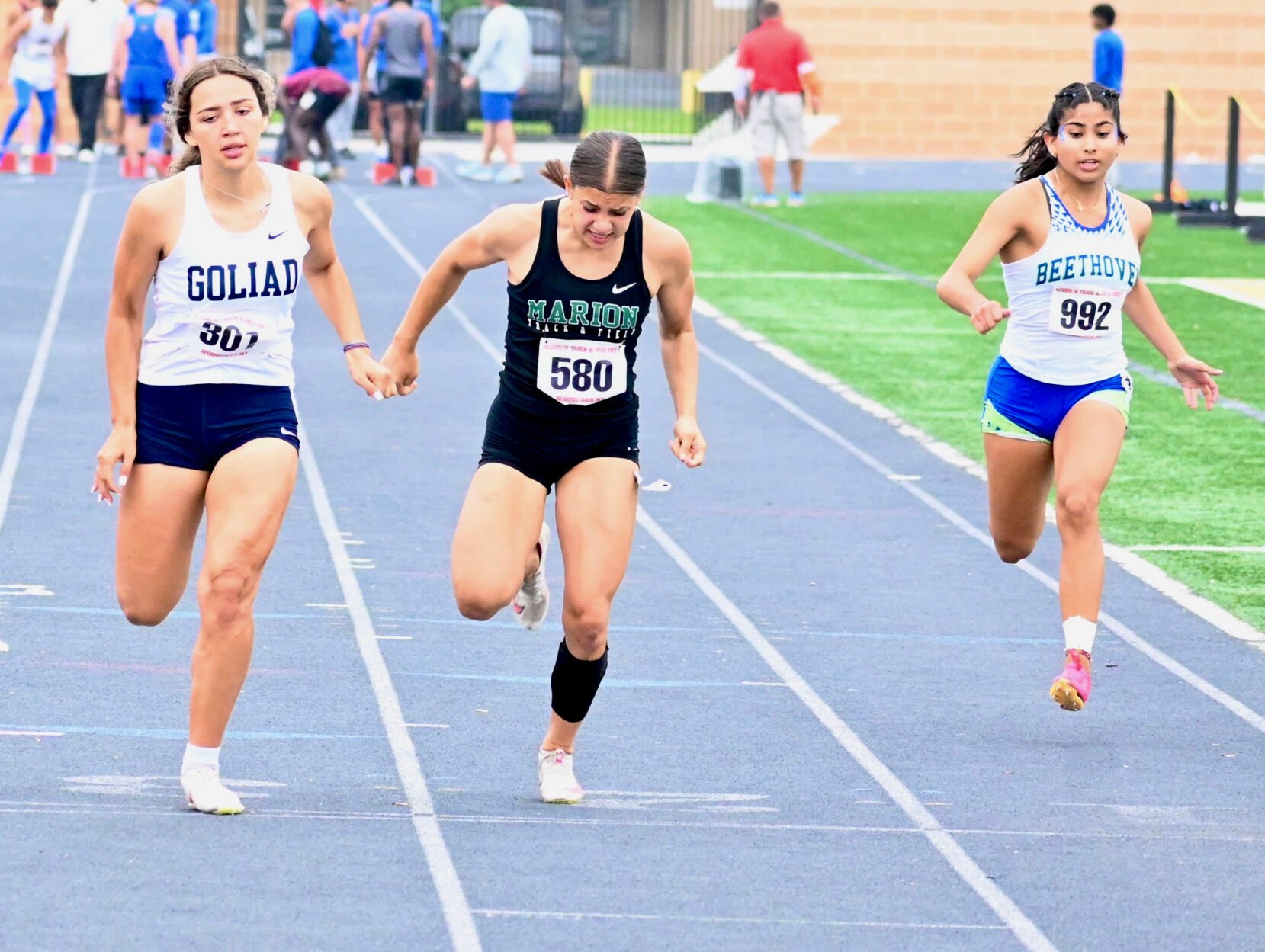 Goliad Tigerettes At The Region IV-3A Track And Field Championships ...