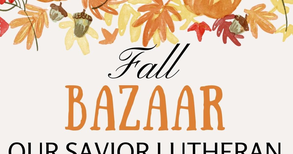Autumn shopping made easy at the fall bazaar this weekend in Three ...
